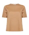 Herno Side-button T-shirt In Brown