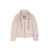 Herno Silk And Cashmere Down Jacket In Pink