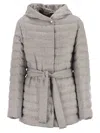 Herno Women Silk And Cashmere Kimono Jacket In Gray