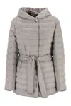 Herno Women Silk And Cashmere Kimono Jacket In Gray