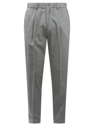 Herno Silk And Cashmere Pants In Green