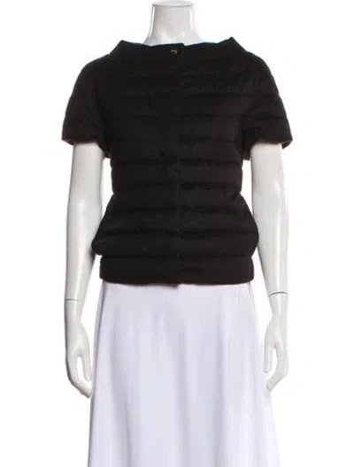 Pre-owned Herno Silk Down Jacket In Black