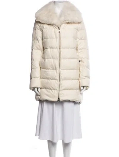 Pre-owned Herno Silk Down Jacket In Neutrals