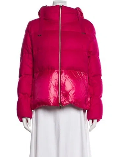 Pre-owned Herno Silk Jacket In Pink