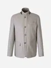Herno Wool Coat In Brown