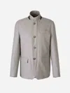 Herno Wool Coat In Brown