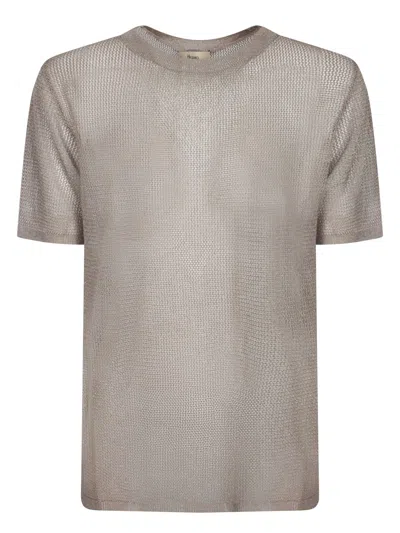 HERNO SILVER LUREX CHANTILLY SWEATER
