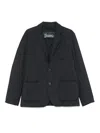Herno Single-breasted Blazer In Blue
