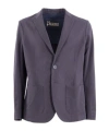 Herno Single-breasted Blazer In Black