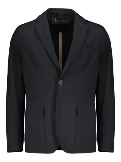 HERNO SINGLE-BREASTED BLAZER
