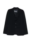 Herno Single-breasted Jacket In Black