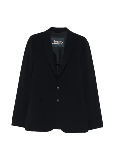 HERNO SINGLE-BREASTED BLAZER
