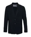 Herno Notched-lapel Single-breasted Blazer In Black