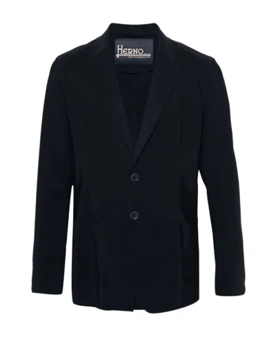 HERNO SINGLE-BREASTED BLAZER