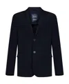 Herno Single-breasted Blazer Jacket In Black