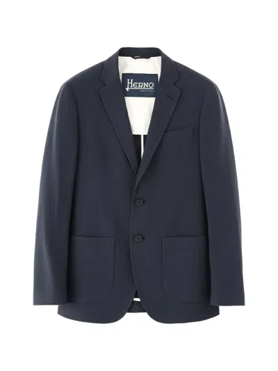HERNO SINGLE BREASTED BLAZER