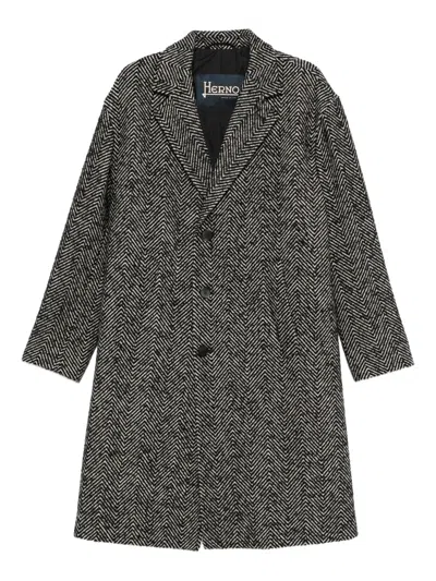 HERNO SINGLE-BREASTED COAT
