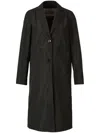 Herno Single-breasted Gabardine Jacket In Black