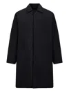 Herno Single-breasted Coat In Black