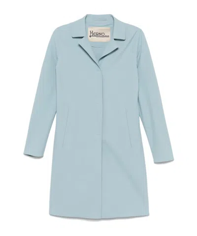 HERNO HERNO SINGLE-BREASTED LONG-SLEEVED COAT