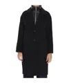 Herno Lightweight Wool And Nylon Outerwear In Black