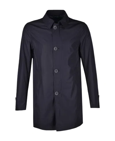HERNO HERNO SINGLE-BREASTED BUTTONED SHIRT COAT