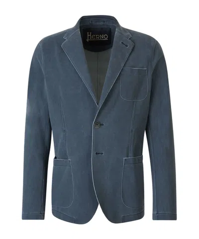 HERNO HERNO SINGLE-BREASTED TAILORED BLAZER