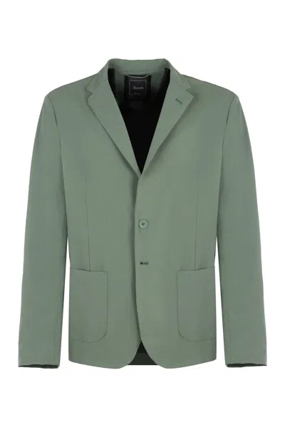 HERNO SINGLE-BREASTED TWO-BUTTON JACKET