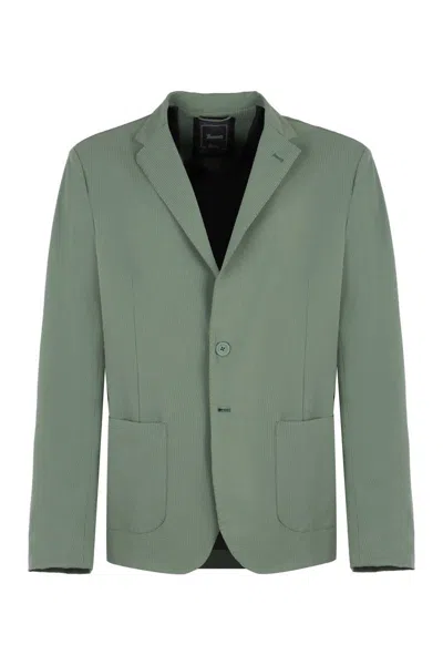 HERNO HERNO SINGLE-BREASTED TWO-BUTTON JACKET