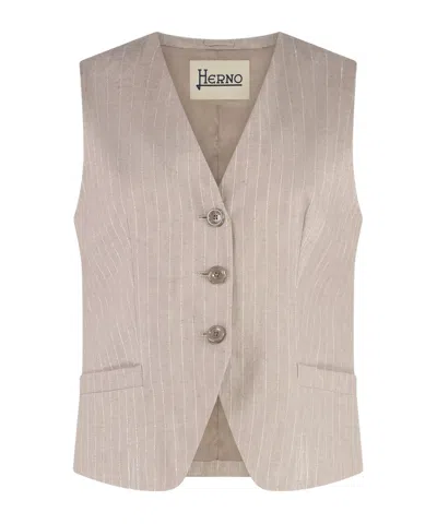 HERNO HERNO SINGLE BREASTED VEST