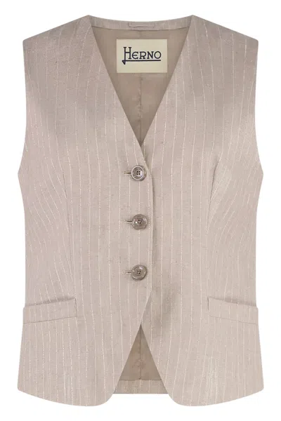 HERNO SINGLE-BREASTED VEST