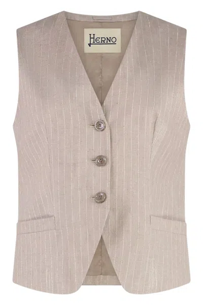 HERNO HERNO SINGLE-BREASTED VEST