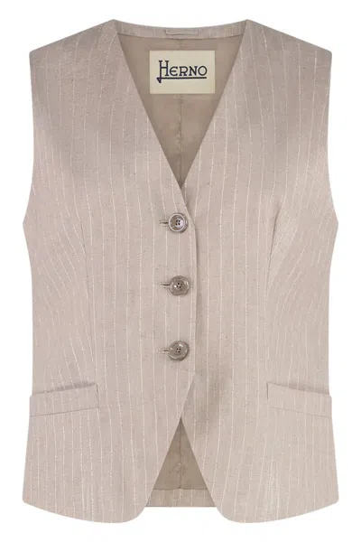 HERNO HERNO SINGLE-BREASTED VEST
