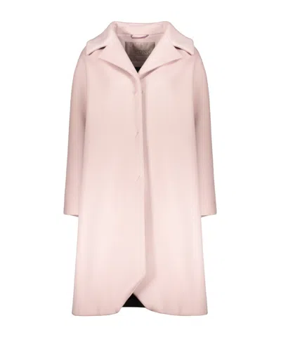 HERNO SINGLE-BREASTED WOOL-BLEND COAT