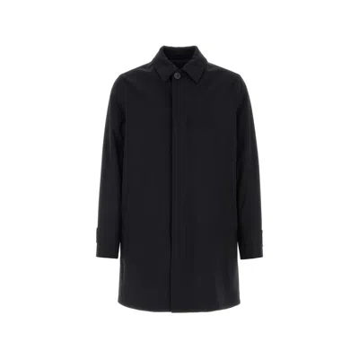 HERNO SINGLE-BREASTED COAT