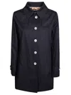 Herno Single-breasted Coat In Black