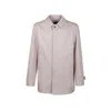 Herno Single-breasted Coat In Gray