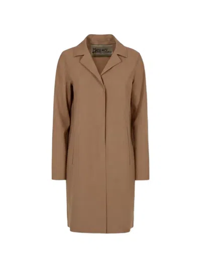 HERNO SINGLE-BREASTED TRENCH COAT