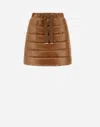 Herno Skirt In Nylon Ultralight In Camel