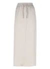 Herno Beige Skirt With Adjustable Drawstrings