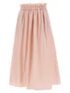 Herno Pink Water-repellent New Techno Taffeta Flare