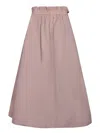 Herno Flared Pink Midi Skirt New Techno