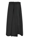 Herno Flared Midi Skirt With Elasticated Waistband
