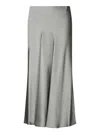 Herno Resort Skirt In Satin Effect In Grey