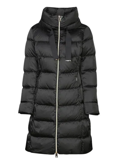 HERNO HERNO DOWN COAT WITH ADJUSTABLE WAIST AND SILHOUETTE