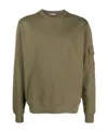 Herno Sleeve Patch-pocket Cotton Sweatshirt In Green