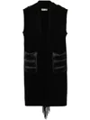 Herno Sleeveless Coat In Black
