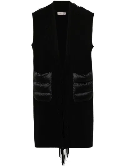 Herno Sleeveless Coat In Black