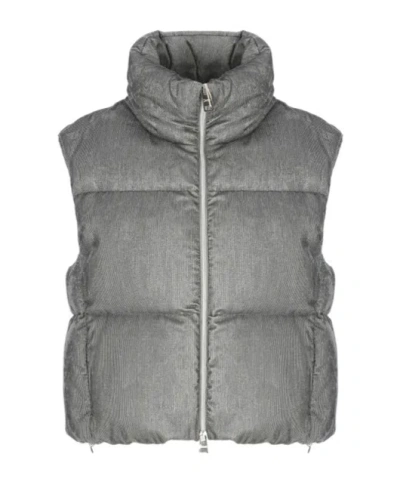HERNO QUILTED TURTLENECK GILET