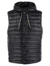 Herno Sleeveless Down Jacket In Blue